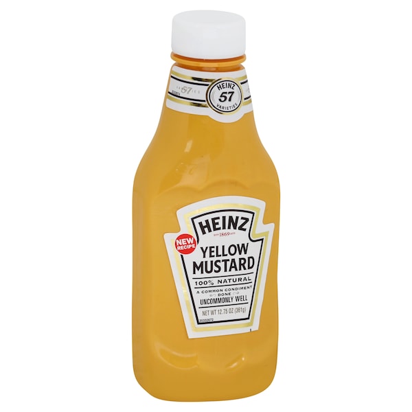 Heinz Heinz Classic Yellow Squeeze Mustard 12.75 oz. Bottle, PK16 10013000409367 - main